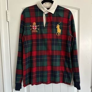 MENS RALPH LAUREN PLAID POLO